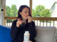 Mom Multi+ customer taking capsules