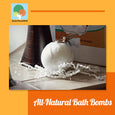 Handcrafted, all-natural bath bombs, made in the USA