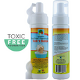 ToxicFree Foaming Baby Wash 'n Shampoo in easy-to-use pump dispensers