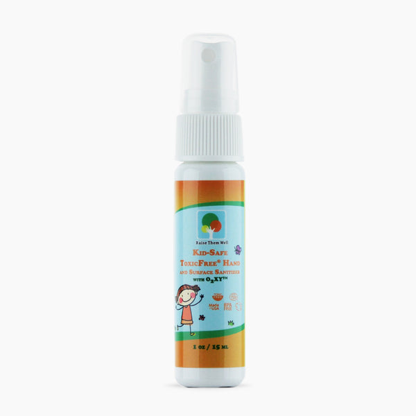 Single 1 oz. Bottle- Kid-Safe, ToxicFree® Hand and Surface Sanitizer.