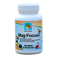 Bottle of Mag-Focus vitamins to support kids' focus and attention