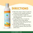 Clean It Well is super concentrated and can be diluted for most household cleaning tasks or used full strength sparingly for stubborn grease and stains.