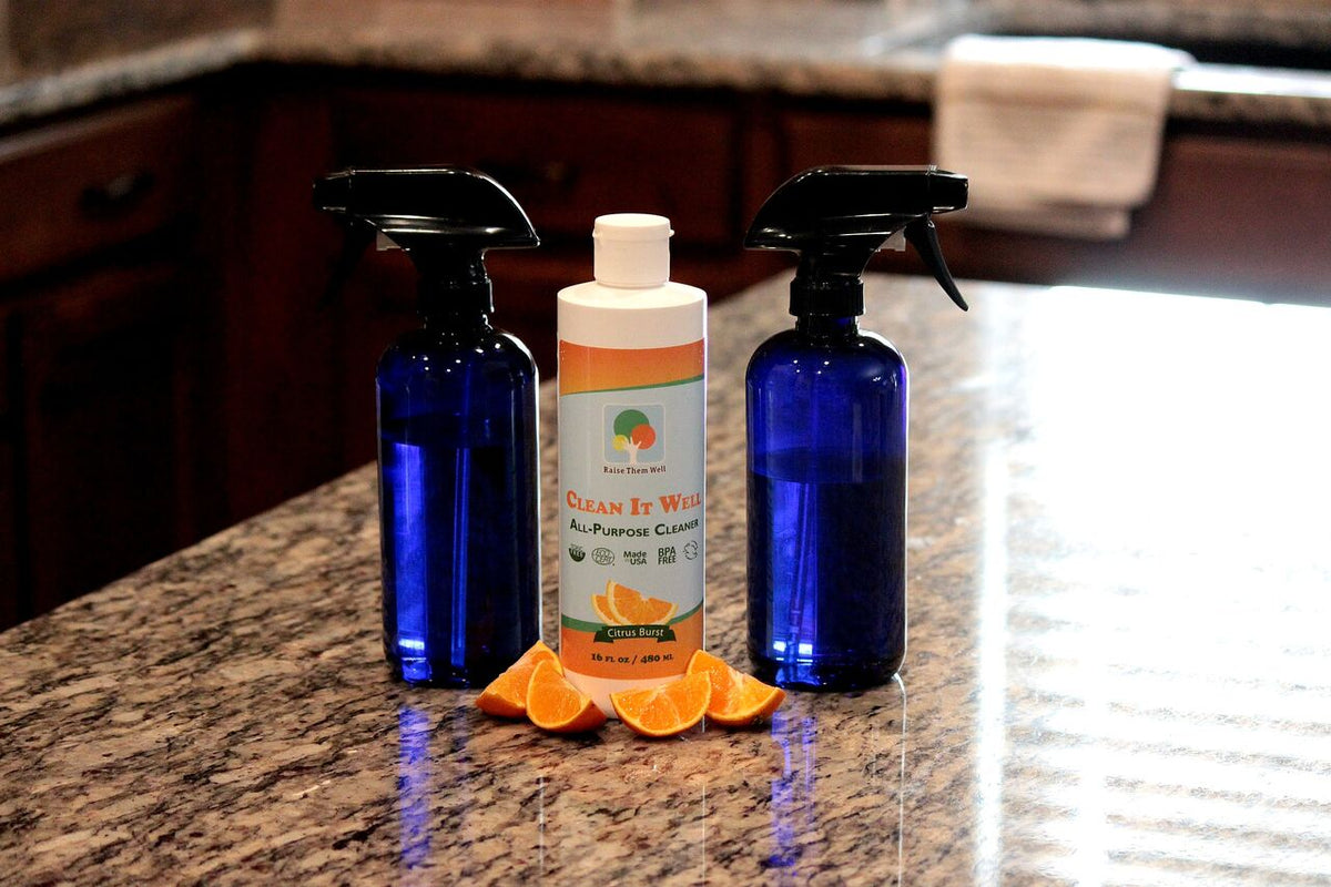 Natural Cleaning Products Guide | Raise Them Well