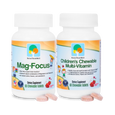 The Kids Brain Bundle - Mag-Focus and Chewable Kids Vitamins