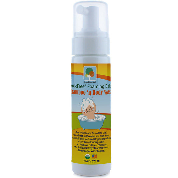 Certified ToxicFree® Foaming Baby Shampoo and Body Wash