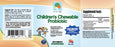 Probiotic for Kids Supplement Full Product Label