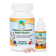 Toddler Vitamins Product Image - Chewable Kids' Vitamins and Vitamin D Drops with K2