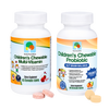 Bundle and Save: Happy Belly + Strong Body, Chewable Probiotic and Multivitamin