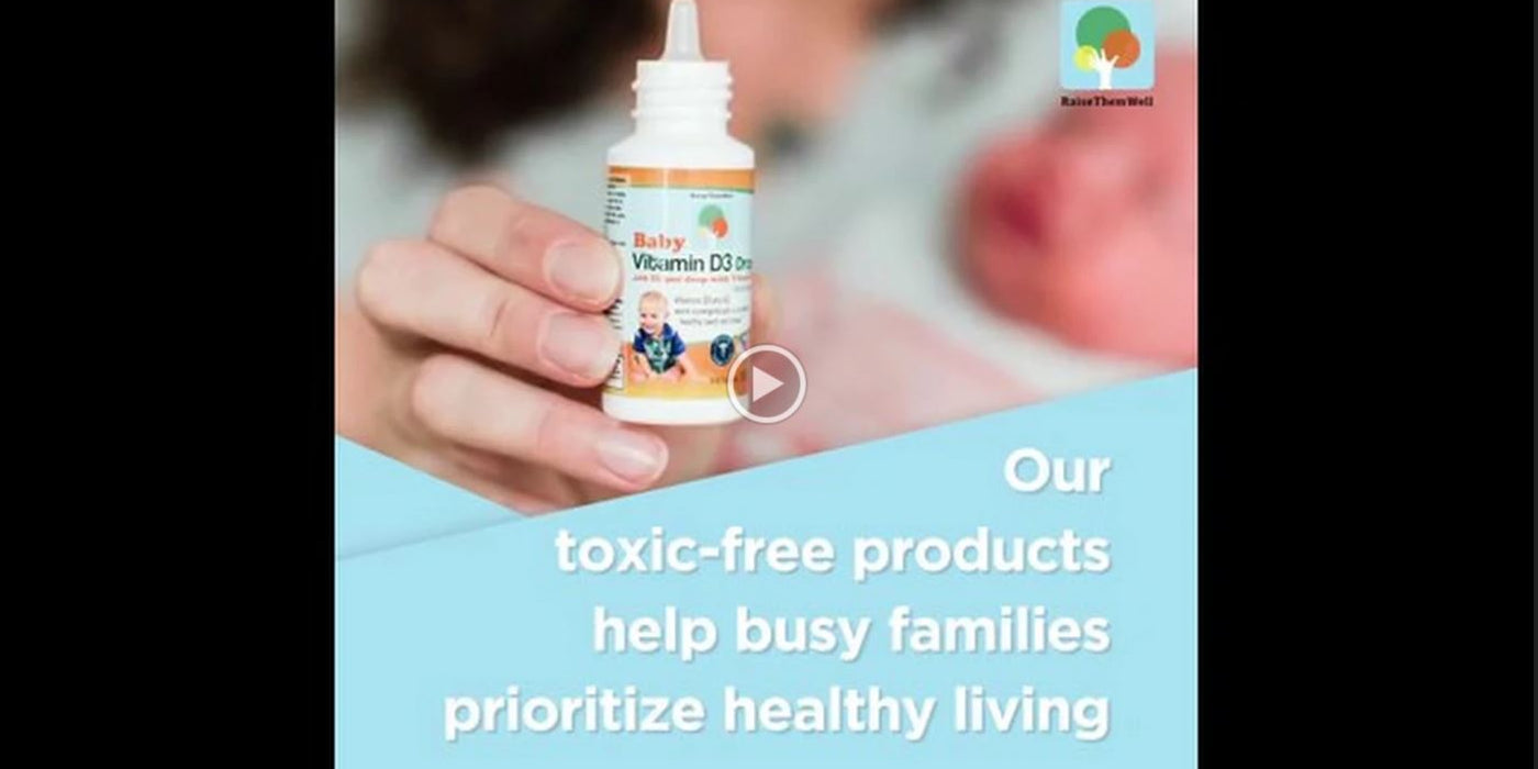 Video showing how Raise Them Well helps busy families prioritize healthy living by choosing safe, all natural products.
