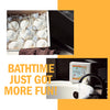 Soothing bath bomb bubbles make bathtime more fun