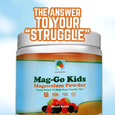 Mag Go - Kid-Safe Magnesium Powder Drink Mix (Mixed Berry)