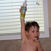 Foaming Baby Shampoo's pump bottle is easy for little hands to use.
