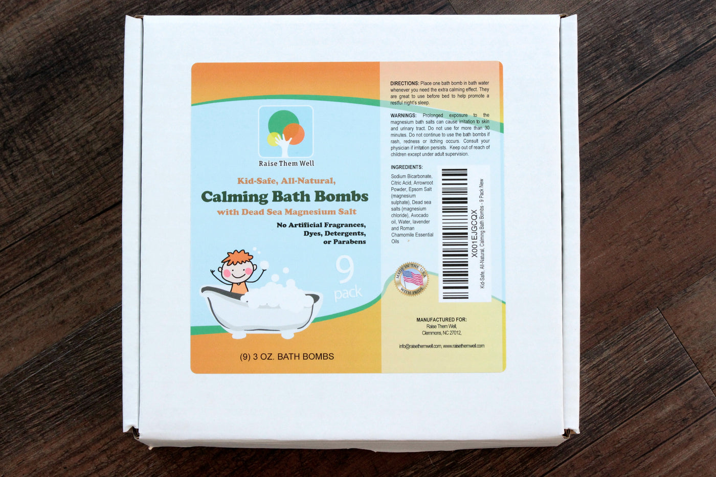 Kid-Safe Magnesium Bath Bombs