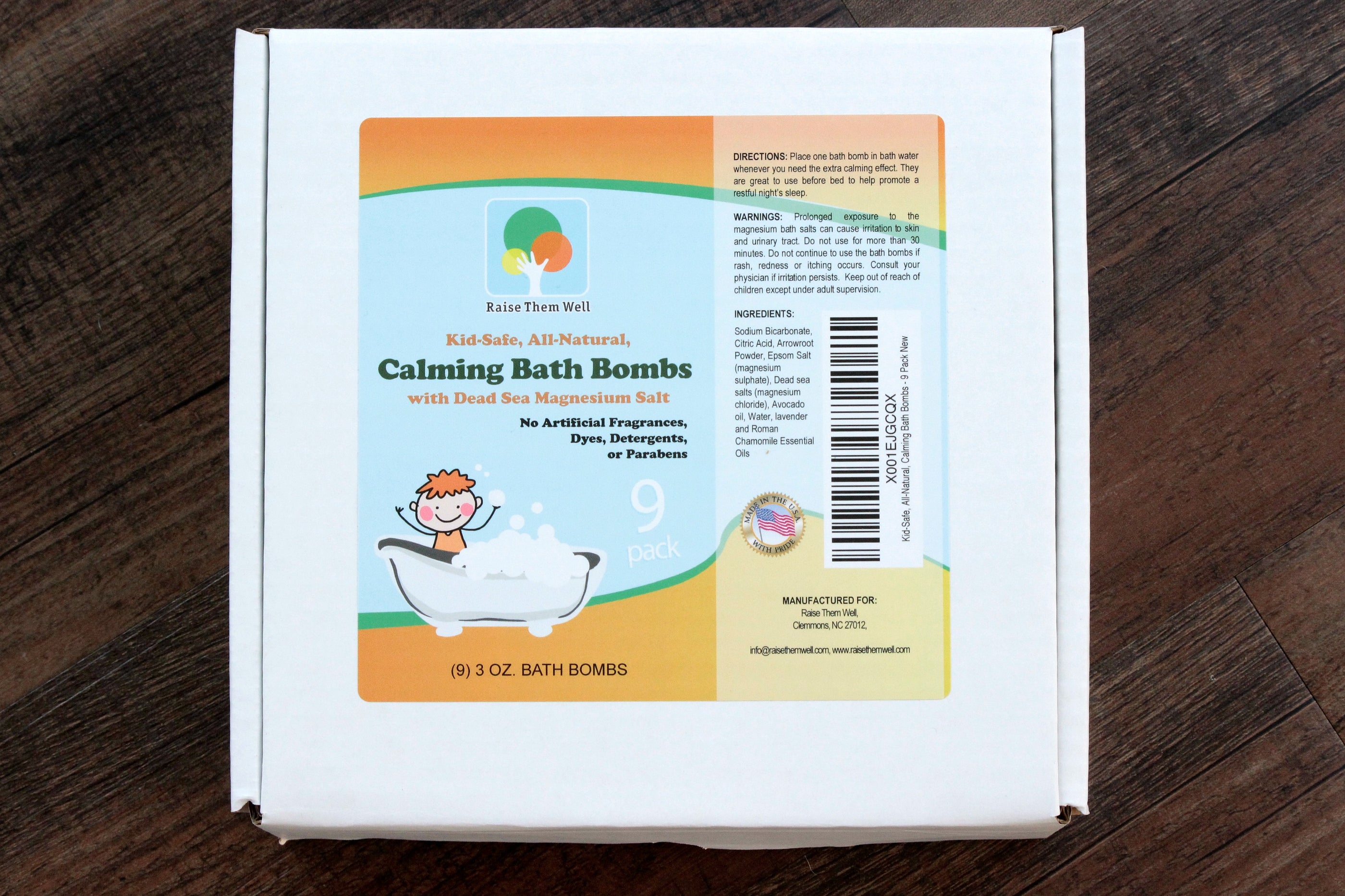 KidSafe Calming Magnesium Bath Bombs