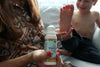 Roll magnesium oil on the soles of feet before bedtime for restful sleep.